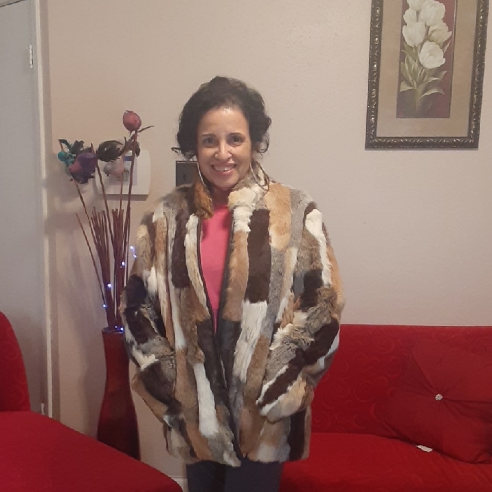 Monroe & Main Brown and Cream Teddy Jacket